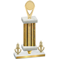 Premium Single Gold Glacier Victory Insert Trophy