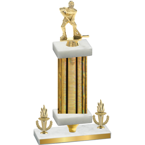 Premium Single Gold Glacier Victory Hockey Trophy