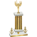 Premium Single Gold Glacier Victory Victory Trophy