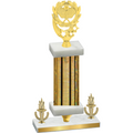 Premium Single Gold Glacier Victory Pickleball Trophy