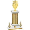Premium Single Gold Glacier Victory Pickleball Trophy