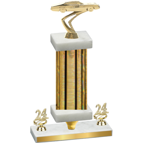 Premium Single Gold Glacier Year Cars Trophy