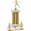 Premium Single Gold Glacier Victory Skater Trophy