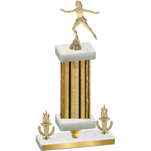 Premium Single Gold Glacier Victory Skater Trophy