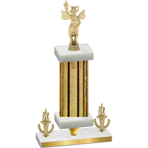 Premium Single Gold Glacier Victory Academics Trophy