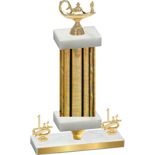 Premium Single Gold Glacier First Place Academics Trophy