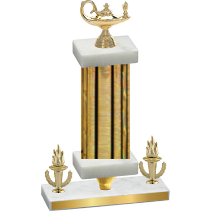 Premium Single Gold Glacier Victory Academics Trophy