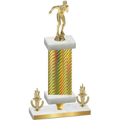 Premium Single Gold Carbon Fiber Victory Swimming Trophy