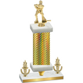 Premium Single Gold Carbon Fiber Victory Hockey Trophy