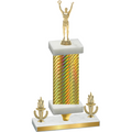 Premium Single Gold Carbon Fiber Victory Victory Trophy