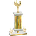 Premium Single Gold Carbon Fiber Fourth Place Victory Trophy