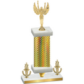 Premium Single Gold Carbon Fiber Victory Victory Trophy