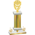 Premium Single Gold Carbon Fiber First Place Pickleball Trophy