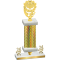 Premium Single Gold Carbon Fiber Year Pickleball Trophy