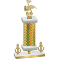 Premium Single Gold Carbon Fiber Victory Music Trophy