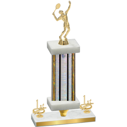 Premium Single Silver Glacier First Place Tennis Trophy