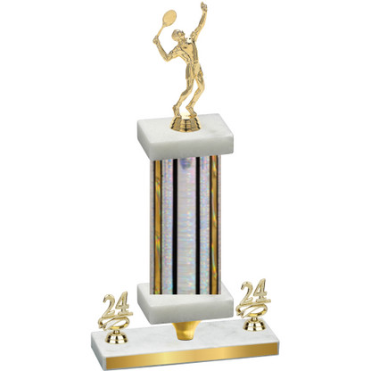 Premium Single Silver Glacier Year Tennis Trophy