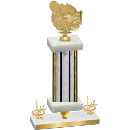 Premium Single Silver Glacier First Place Tennis Trophy