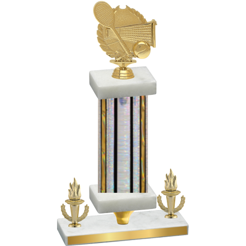 Premium Single Silver Glacier Victory Tennis Trophy