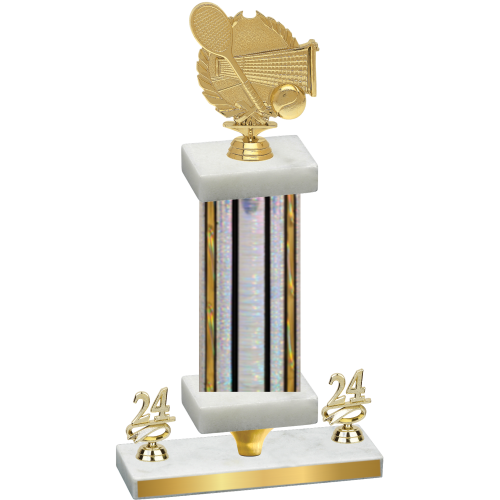 Premium Single Silver Glacier Year Tennis Trophy