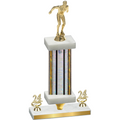 Premium Single Silver Glacier Year Swimming Trophy