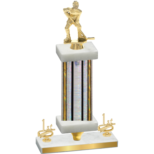 Premium Single Silver Glacier First Place Hockey Trophy