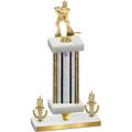 Premium Single Silver Glacier Victory Hockey Trophy
