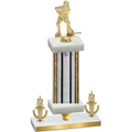 Premium Single Silver Glacier Victory Hockey Trophy