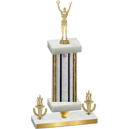 Premium Single Silver Glacier Victory Victory Trophy