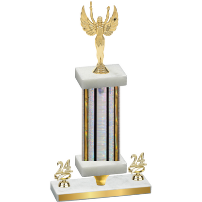 Premium Single Silver Glacier Year Victory Trophy