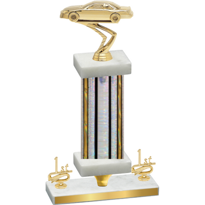 Premium Single Silver Glacier First Place Cars Trophy