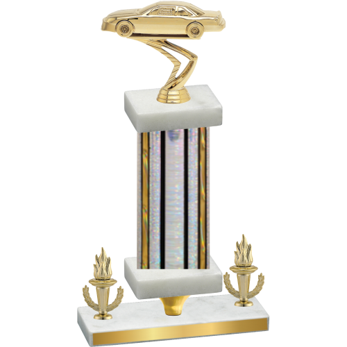 Premium Single Silver Glacier Victory Cars Trophy