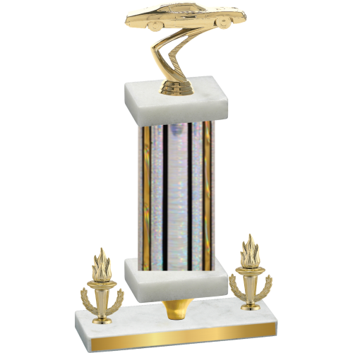 Premium Single Silver Glacier Victory Cars Trophy