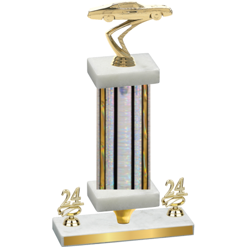 Premium Single Silver Glacier Year Cars Trophy