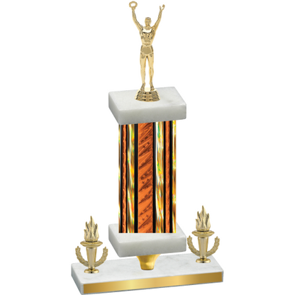 Premium Single Orange Glacier Victory Victory Trophy