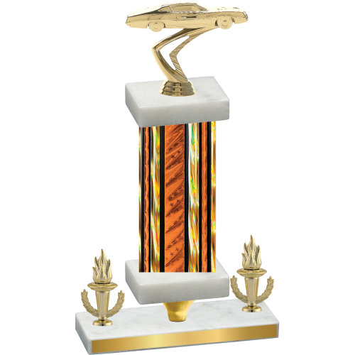 Premium Single Orange Glacier Victory Cars Trophy