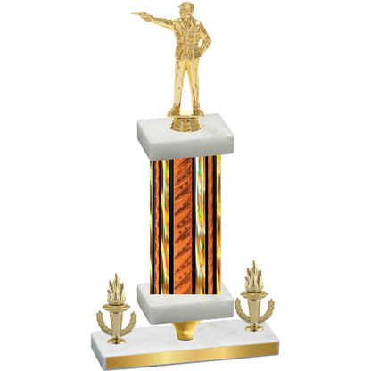 Premium Single Orange Glacier Victory Shooter Trophy