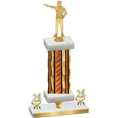 Premium Single Orange Glacier Year Shooter Trophy