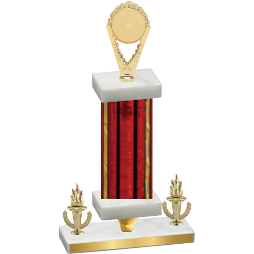 Premium Single Red Glacier Victory Insert Trophy