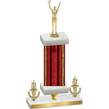 Premium Single Red Glacier Victory Victory Trophy