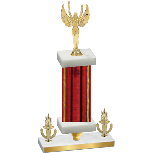 Premium Single Red Glacier Victory Victory Trophy