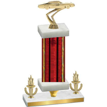 Premium Single Red Glacier Victory Cars Trophy