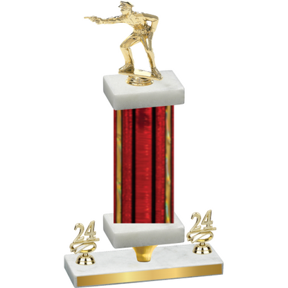 Premium Single Red Glacier Year Shooter Trophy