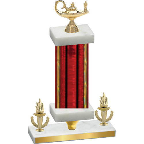 Premium Single Red Glacier Victory Academics Trophy