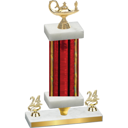 Premium Single Red Glacier Year Academics Trophy