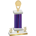 Premium Single Purple Carbon Fiber Year Insert Trophy