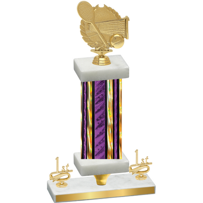 Premium Single Purple Glacier First Place Tennis Trophy