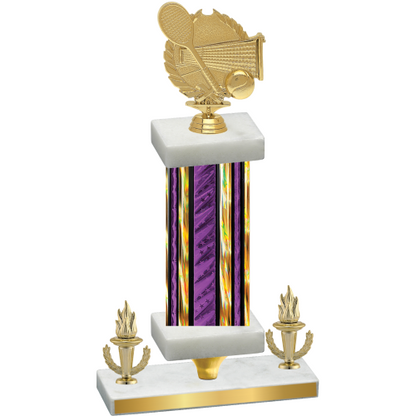 Premium Single Purple Glacier Victory Tennis Trophy