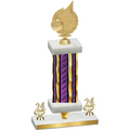 Premium Single Purple Glacier Year Volleyball Trophy