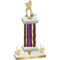 Premium Single Purple Glacier First Place Hockey Trophy
